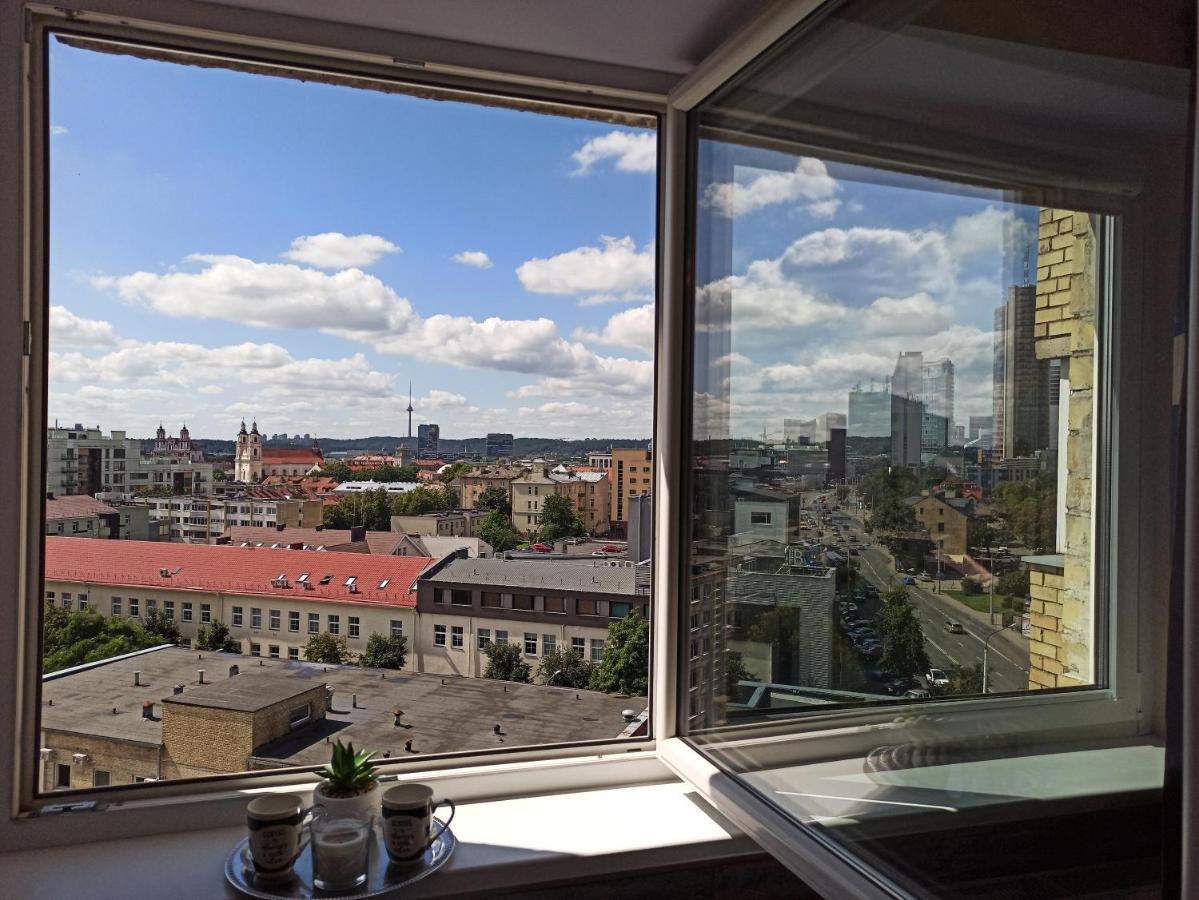 9Th Floor Amazing View Central Studio Apartment VNO Dış mekan fotoğraf