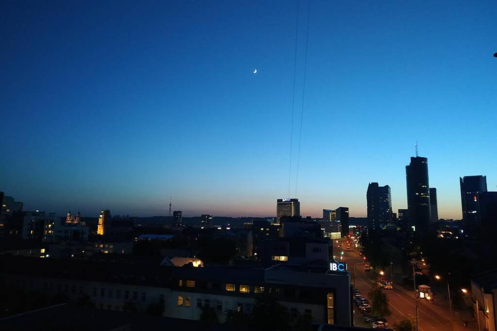 9Th Floor Amazing View Central Studio Apartment VNO Dış mekan fotoğraf