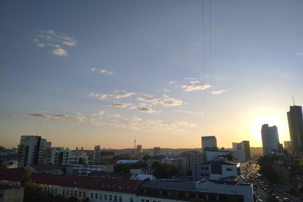9Th Floor Amazing View Central Studio Apartment VNO Dış mekan fotoğraf